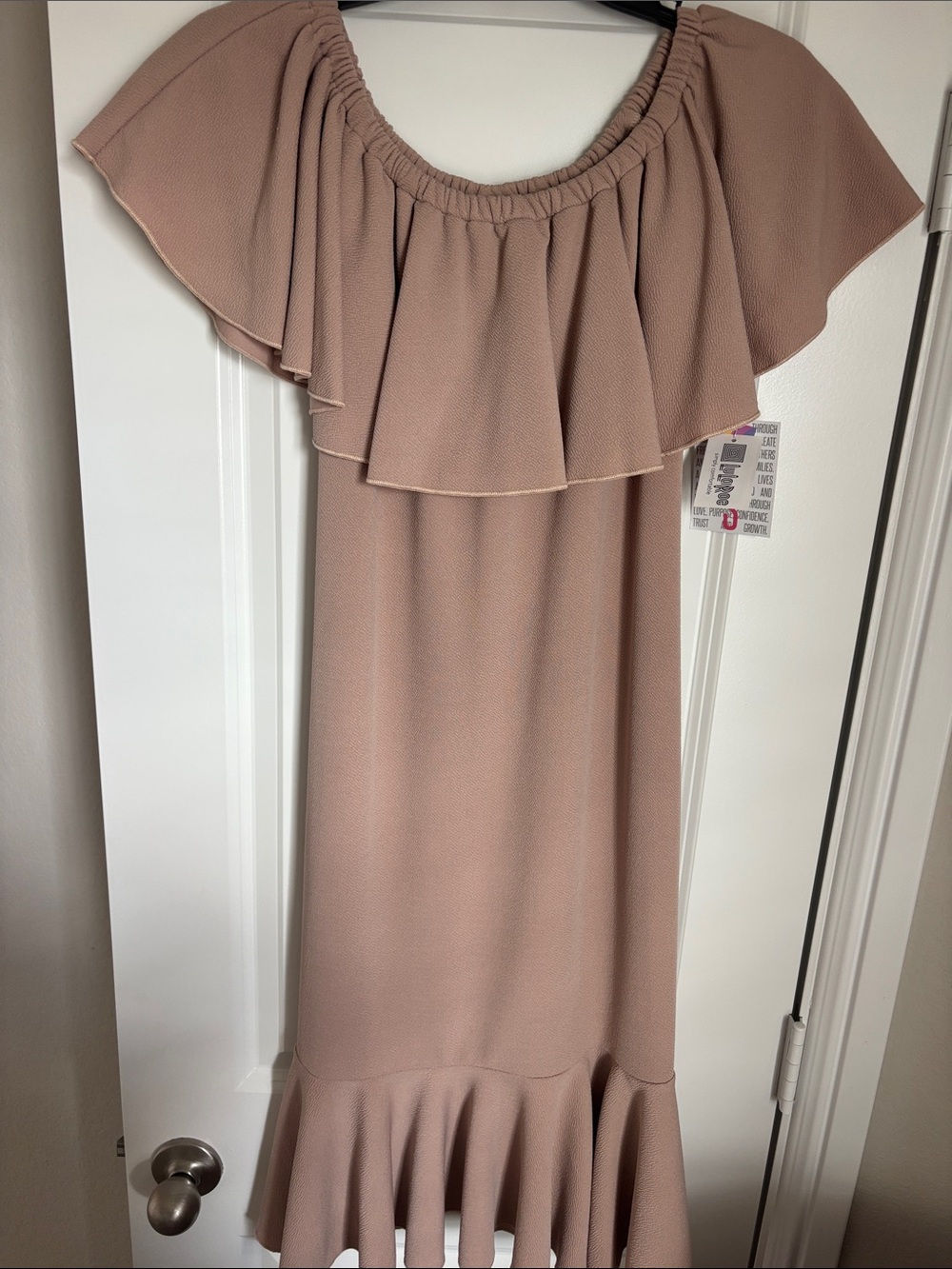 LuLaRoe Ruffle Midi Dress